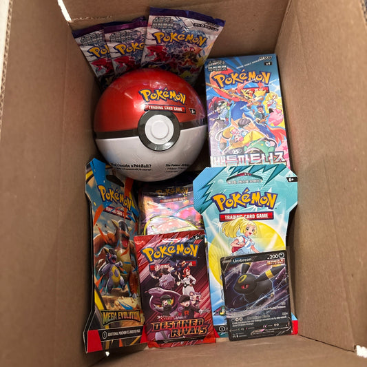POKÉMON LOVER TIER MYSTERY BOX 📦 MULTIPLE ITEMS/GREAT GIFT FOR THE HOLIDAYS🎁!