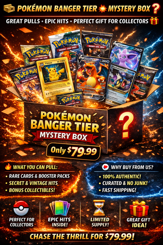 📦POKÉMON BANGER TIER 💥 MYSTERY BOX ❓GREAT PULLS, BEST GIFT FOR COLLECTORS🎁